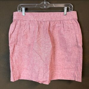 LOFT Dusty Rose Linen Skirt